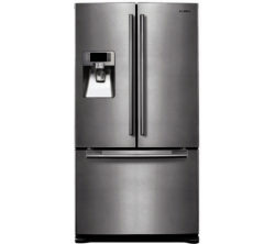 SAMSUNG  RFG23UERS American-Style Fridge Freezer - Silver